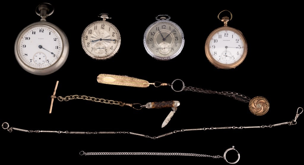 Antique Pocket Watches & Watch Chains (1 of 5)
