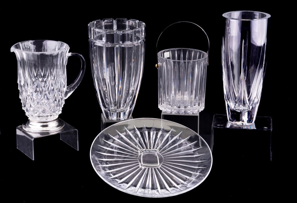 Crystal Vases, Water Pitcher & Ice Bucket (1 of 15)