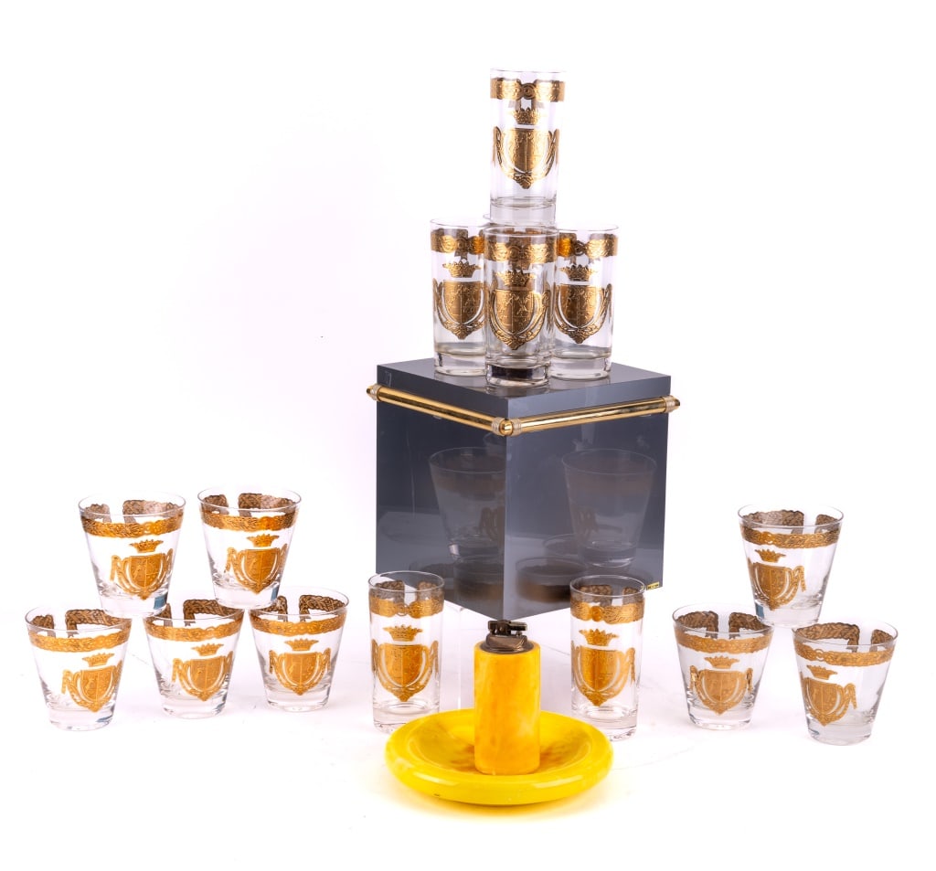 MCM Ice Bucket, Glasses & More Vintage (1 of 5)