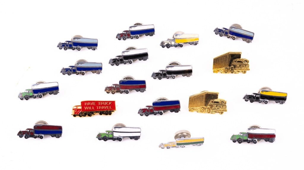 Vintage "Big Rig" Truck Pins (1 of 4)