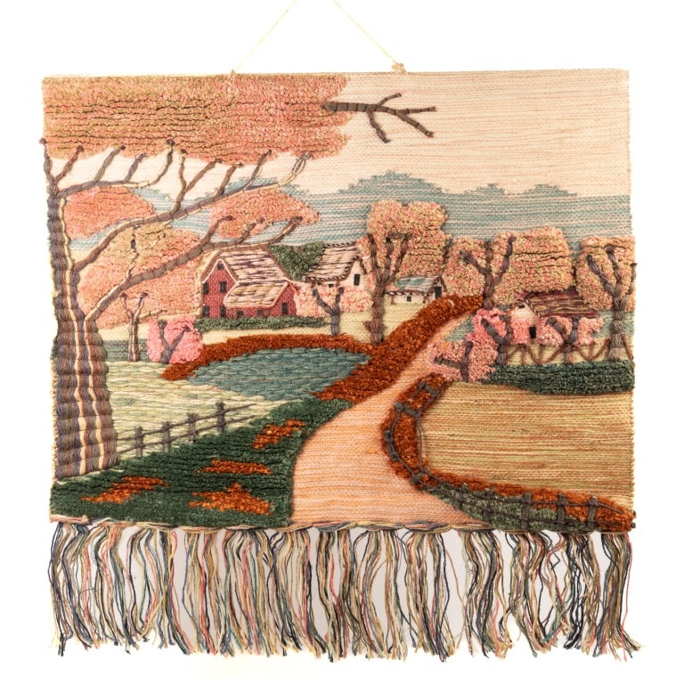 Woven Russian Tapestry / Fiber Art (1 of 4)