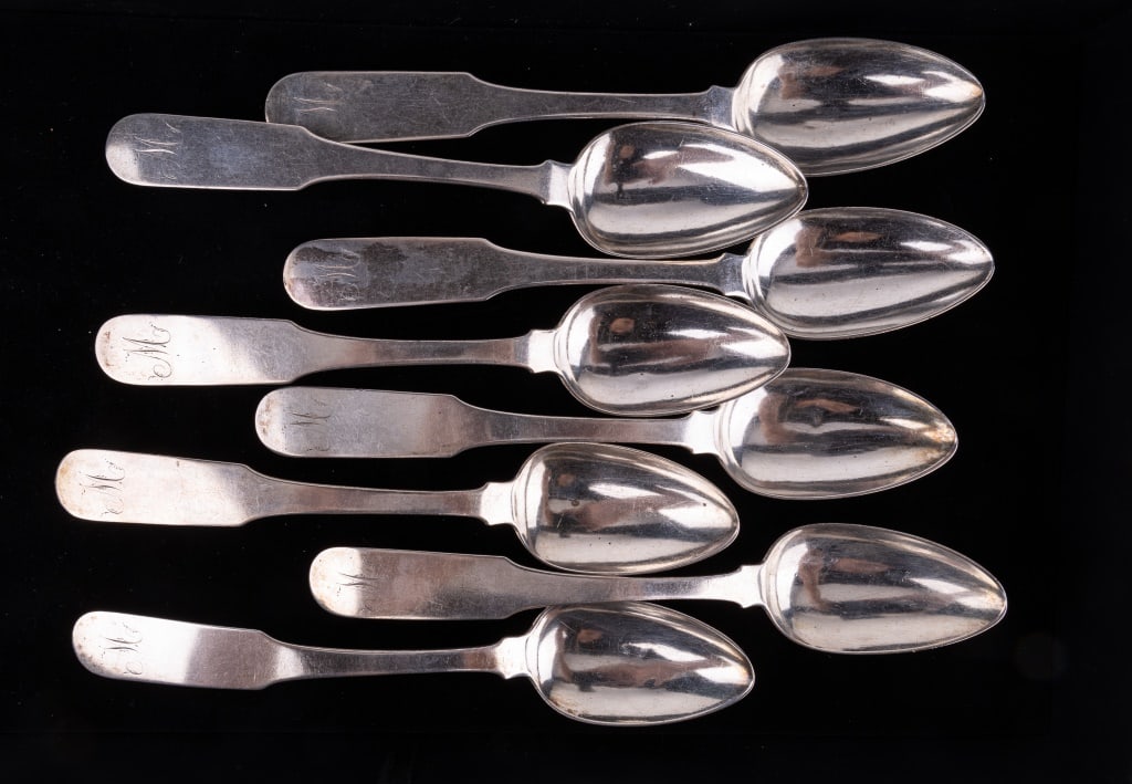 Littleton Holland Antique Coin Silver Spoons (1 of 4)