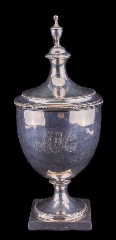 18th C Samuel Alexander Philadelphia Sugar Urn (1 of 7)