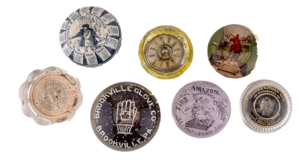 Advertising Paperweights (7) (1 of 8)