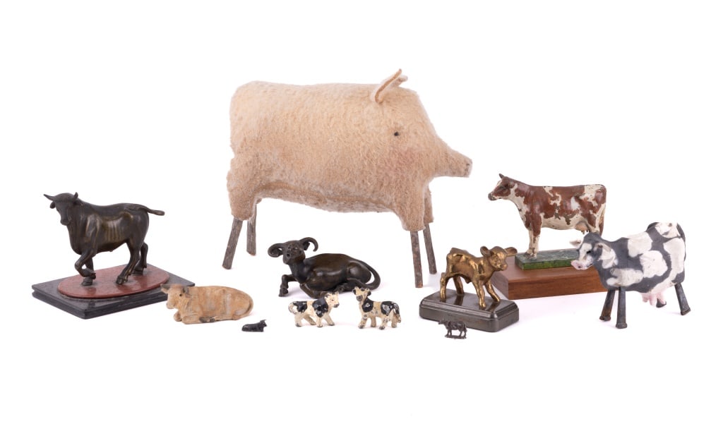 Cow Figurine Collection (Bronze, Cast Iron) (1 of 15)