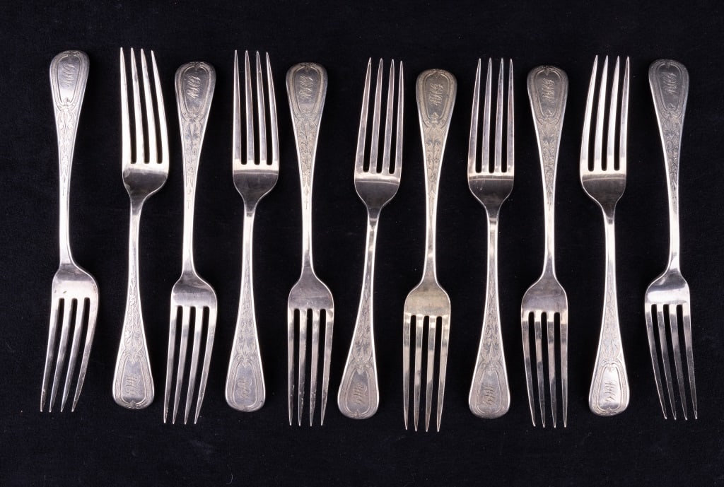 Bailey & Co Sterling Silver Forks (1 of 8)