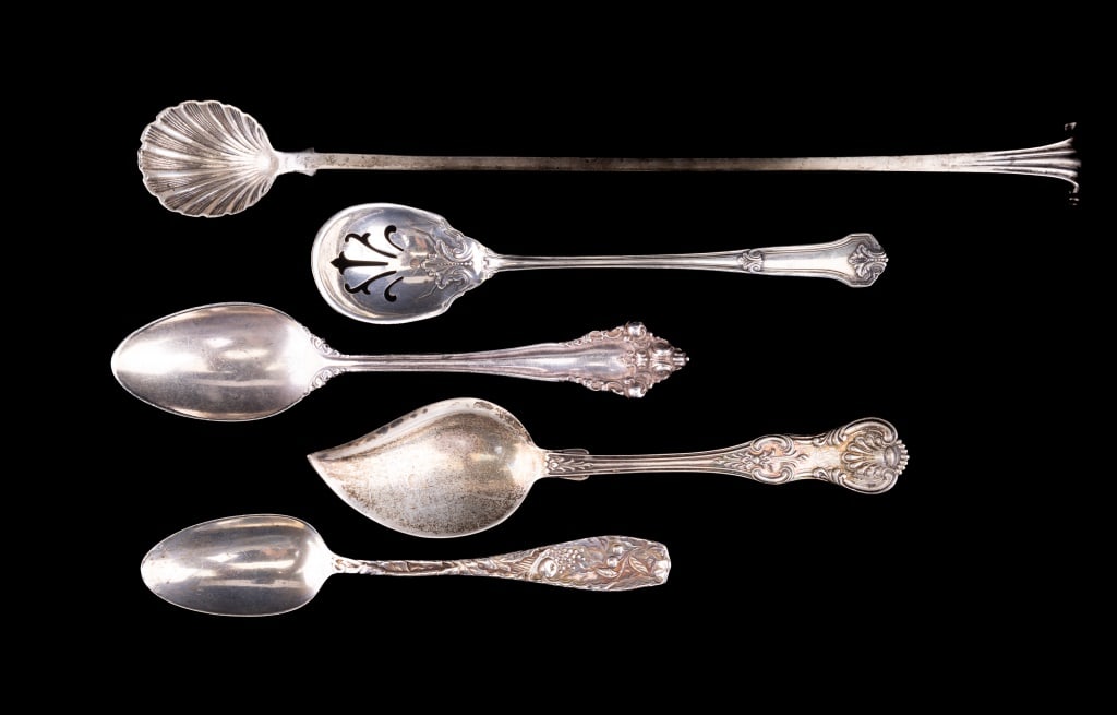 Antique Sterling Spoon Group (1 of 9)