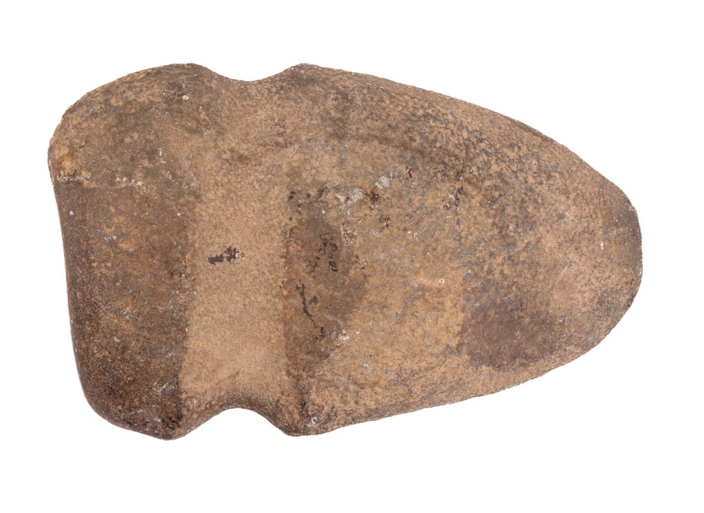 Large Native American Grooved Axe Head (1 of 4)