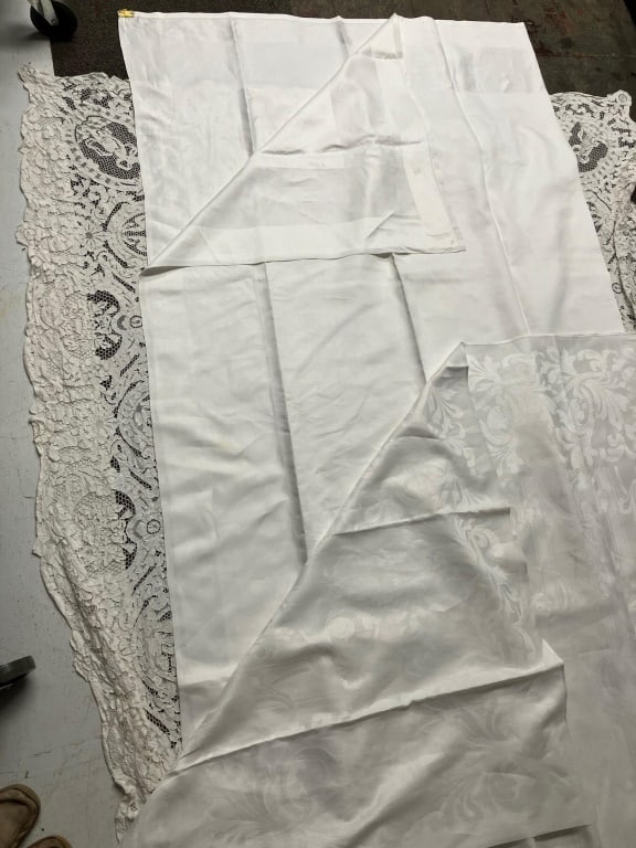 Three White Table Cloths (1 of 6)