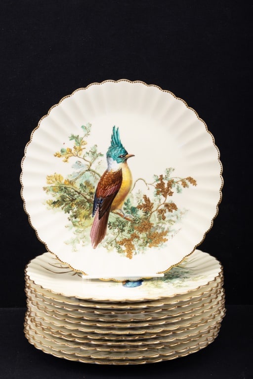 Bailey, Banks & Biddle Porcelain Bird Plate Set (1 of 13)