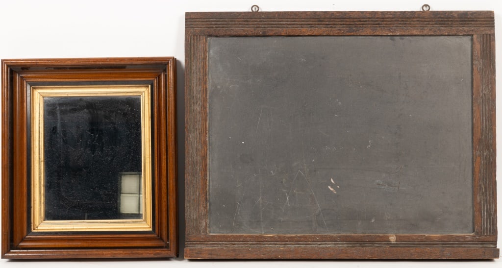 Antique Slate Chalkboard & Framed Mirror (1 of 10)