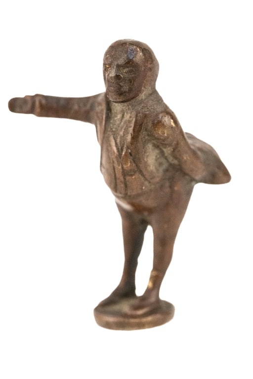 Antique Bronze Mr. Pickwick Pipe Tamper (1 of 2)