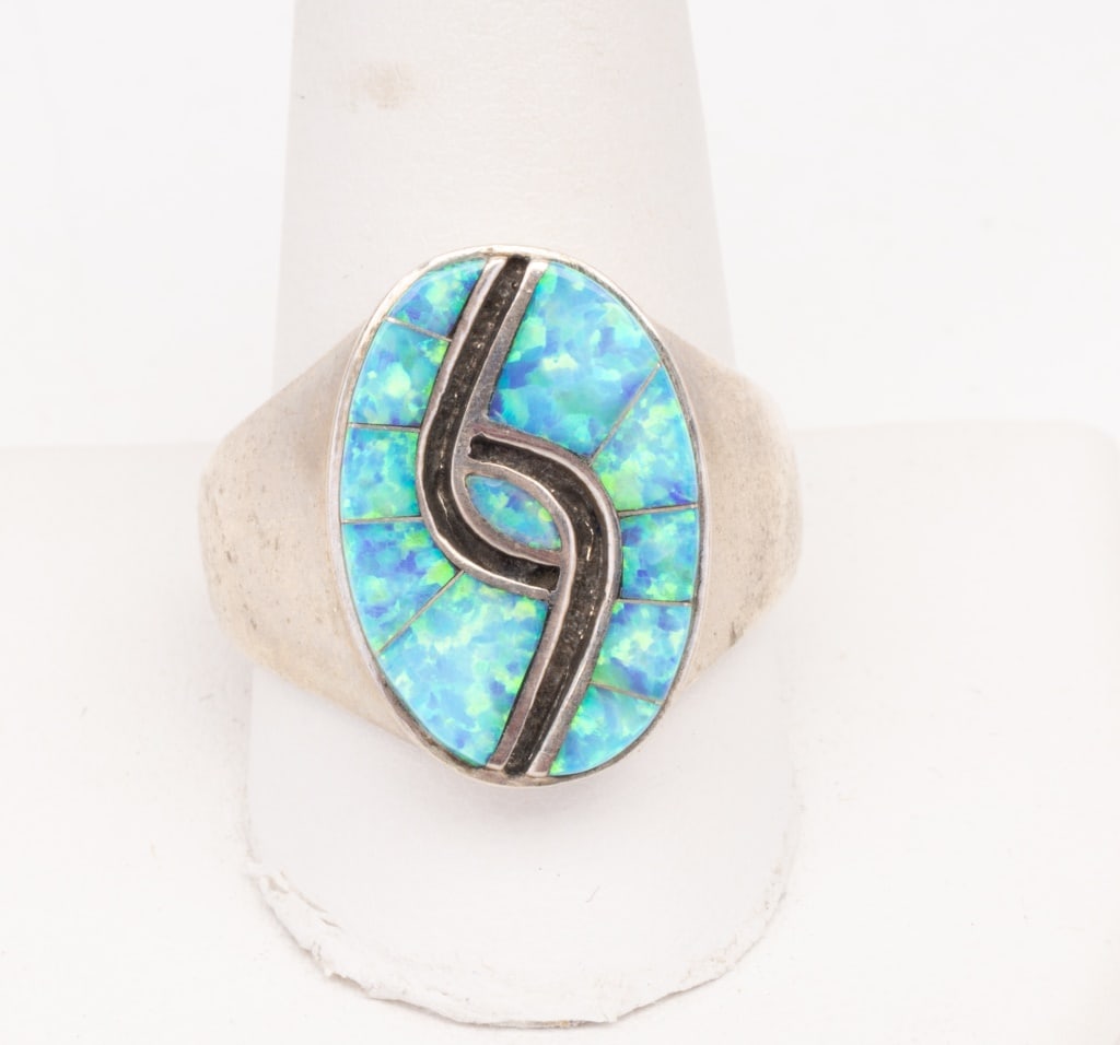 Fine Native American Opal Sterling (1 of 3)