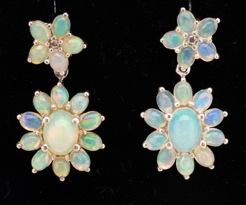 Sterling Opal Earrings (1 of 3)