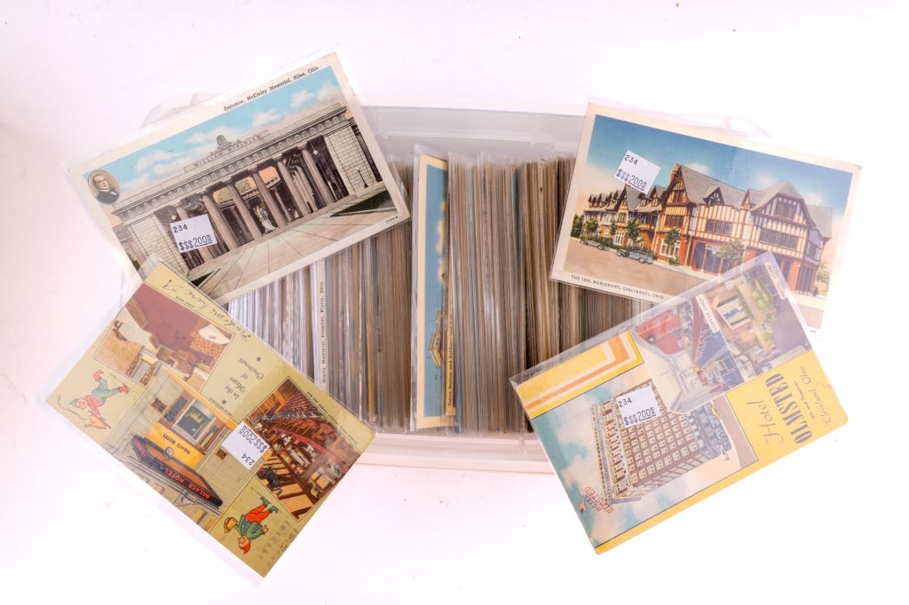 400+ Vintage Postcards: 400+ postcards including destinations, buildings, bridges, hotels and more.