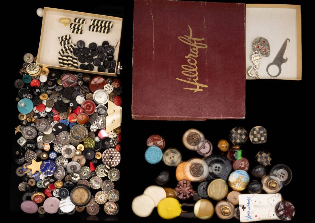 Antique Button Collection Auction