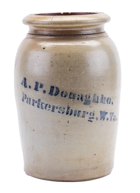 Donaghho West Virginia Stoneware Crock (1 of 4)