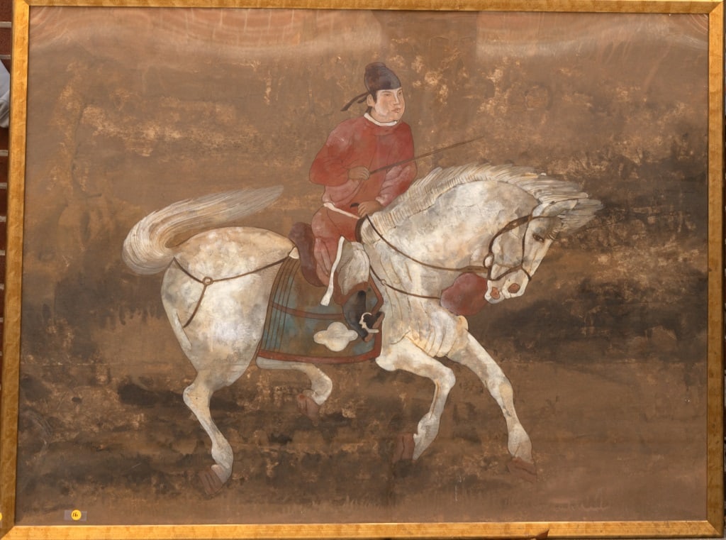 Large Late 19th / Early 20th C Chinese Painting (1 of 4)