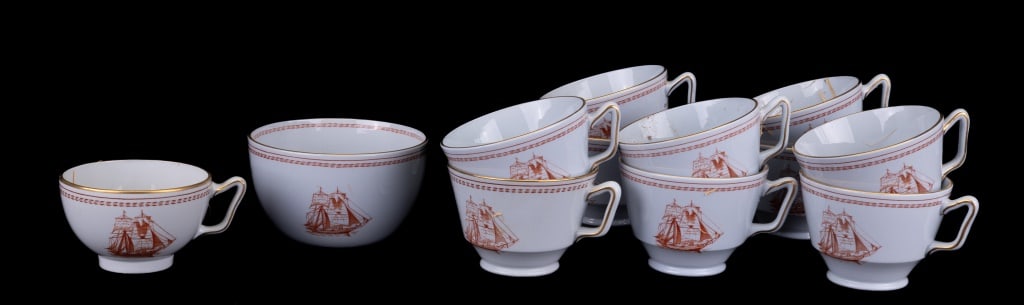 Copeland Spode Tradewinds Pattern Teacups (1 of 7)