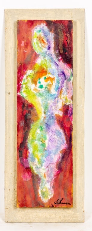 Irving Lehman (20th C) Signed Painting Reflection (1 of 6)