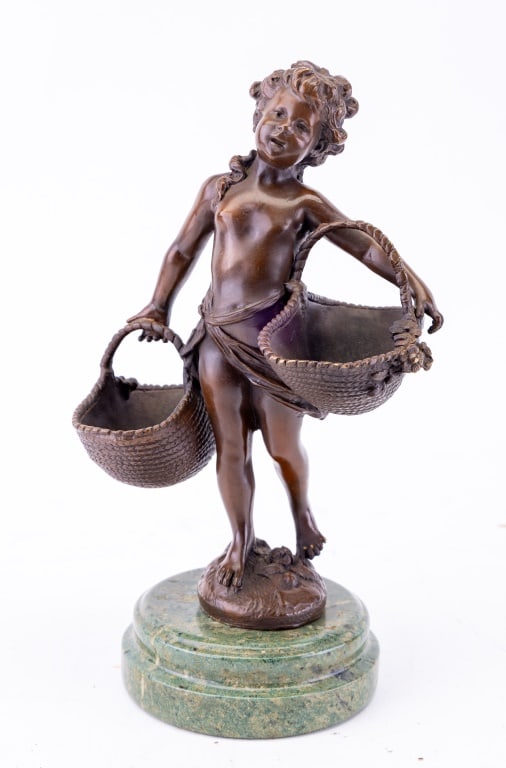 Bronze Sculpture on Marble Plinth (1 of 9)