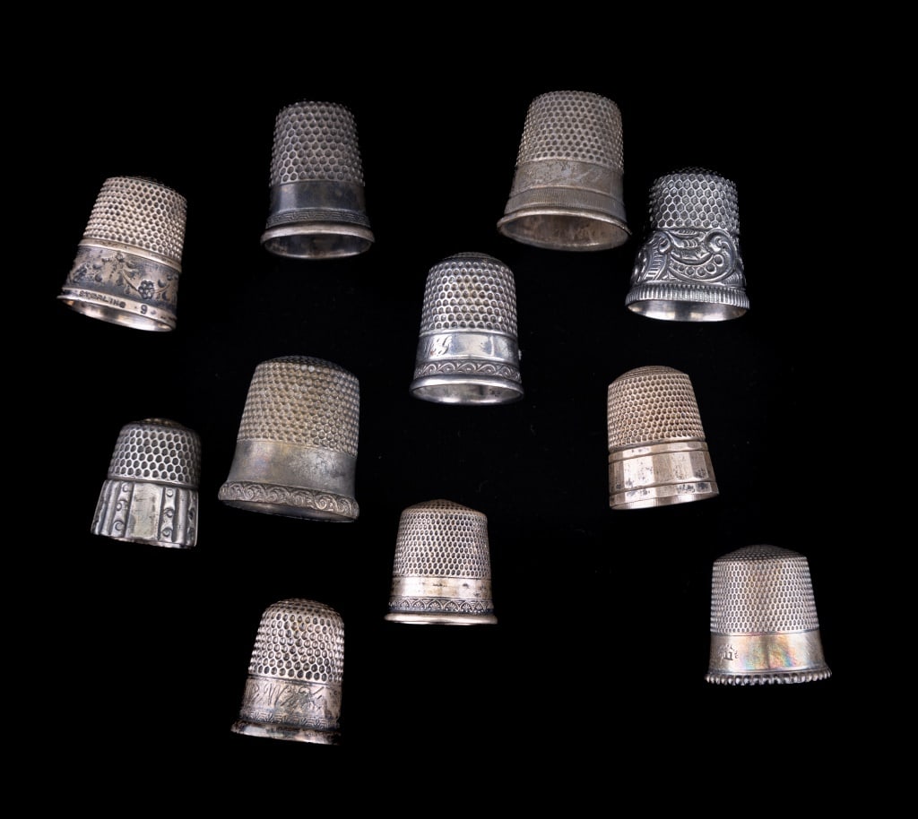Sterling Silver Thimble Collection (1 of 4)