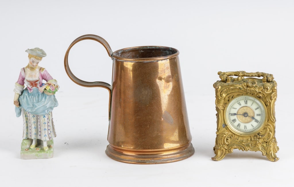 Meissen Figurine, Clock & Tankard (1 of 4)