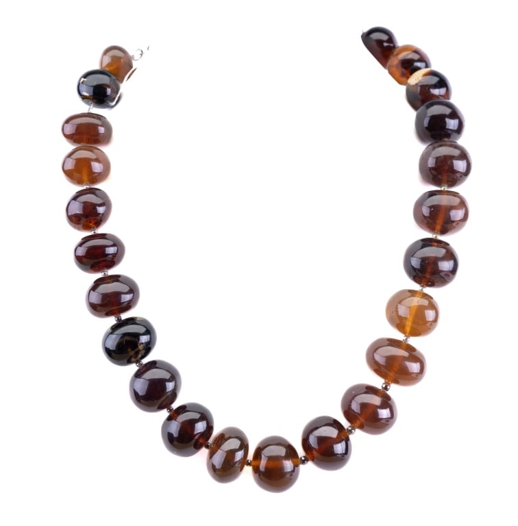 Amber Sterling Necklace (1 of 4)