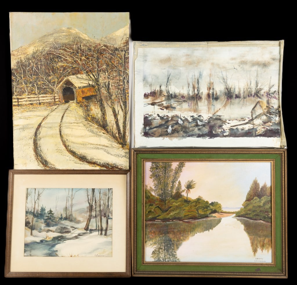 Annette Lederman Oil Painting & 3 Other Originals (1 of 11)