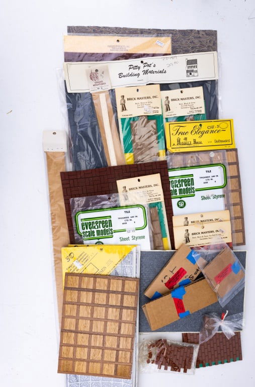 Building Materials for Dollhouse Miniatures (1 of 6)