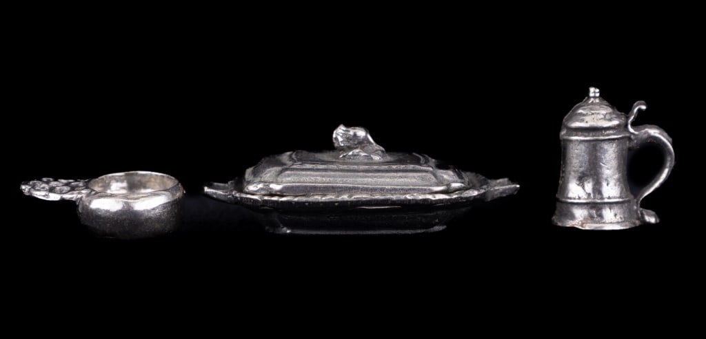 Pewter Dollhouse Miniatures (1 of 5)