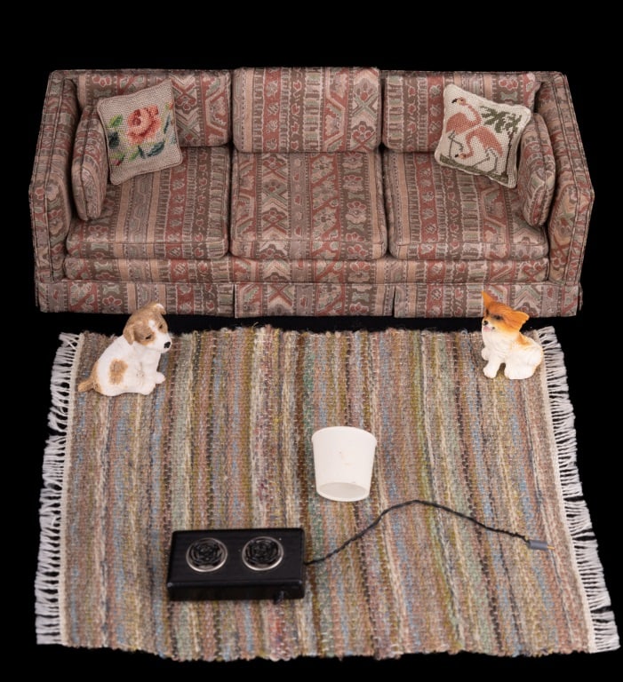 Midcentury Living Room Miniatures (1 of 5)