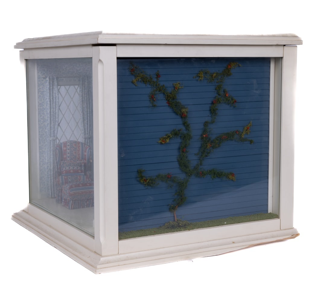 Fifties Cat-Themed Girls Bedroom Shadowbox (1 of 11)