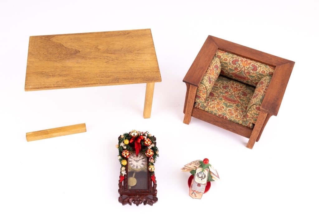 Table, Chair & Christmas Miniatures (1 of 7)