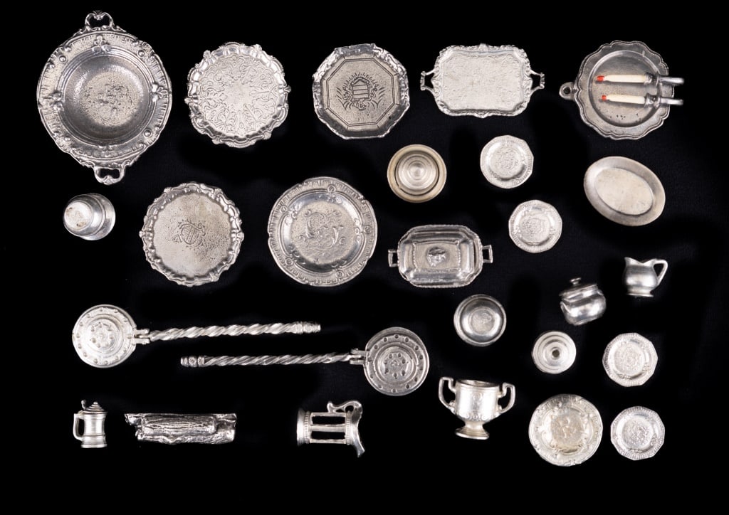 Signed Collection of Pewter Miniatures (1 of 7)