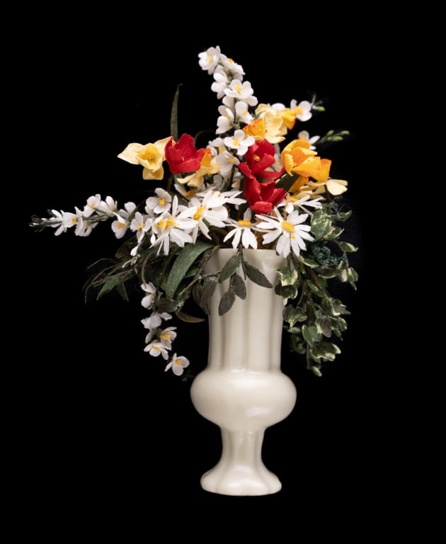 Vince Stapleton Vase w/ Flowers (1 of 3)