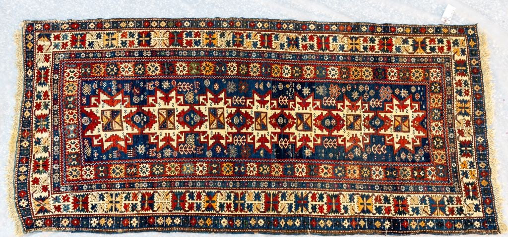 Semi-Antique Caucasian Handwoven Rug (1 of 7)