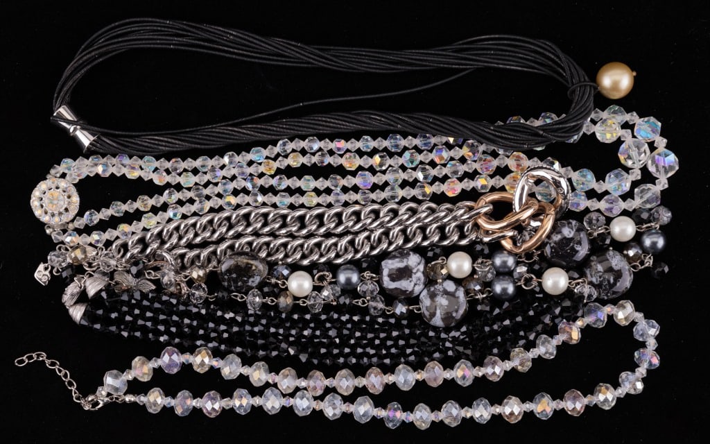 Swarovski shop rope necklace