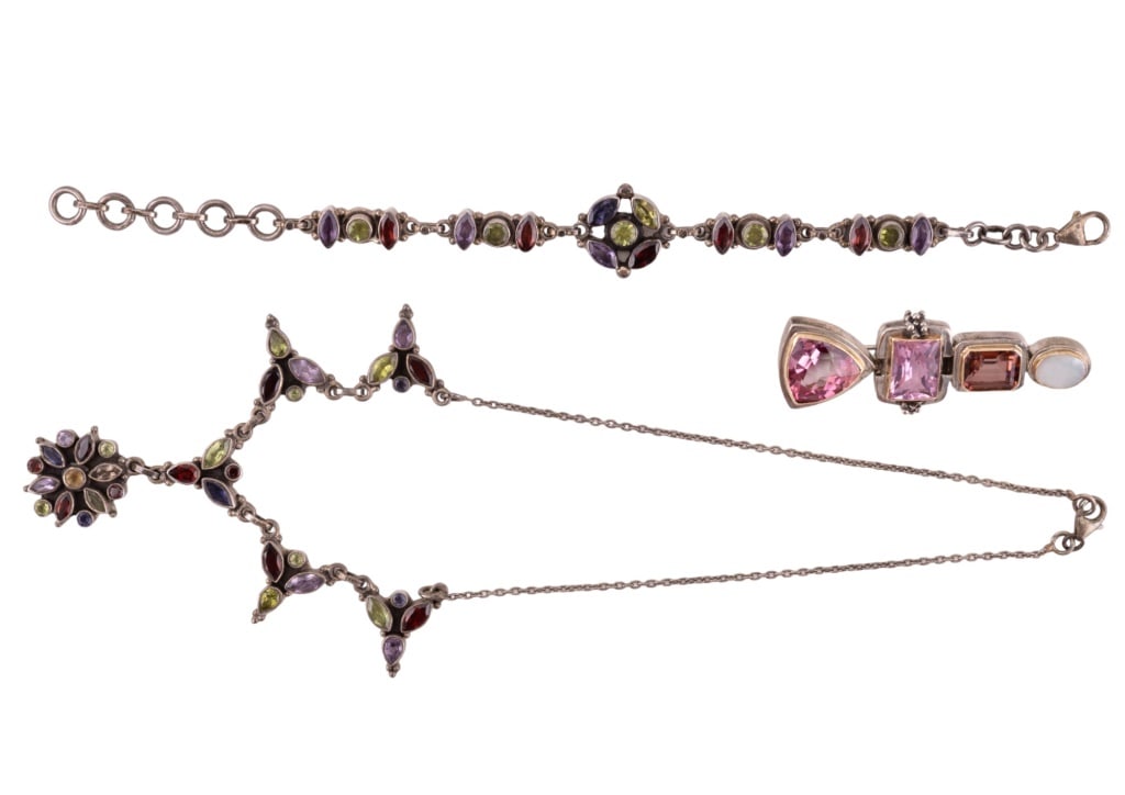 Sterling Silver Semi-Precious Jewelry Collection (1 of 4)