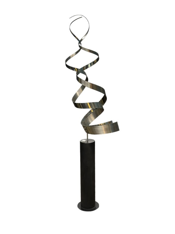 OC Leri (1993) Modern Sculpture w/ Pedestal Base (1 of 4)