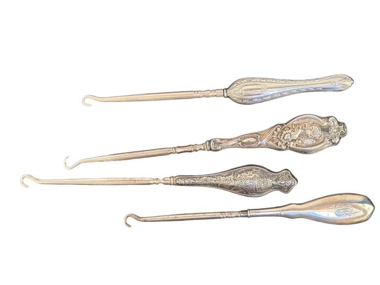 Sterling Silver Handled Button Hooks (1 of 6)