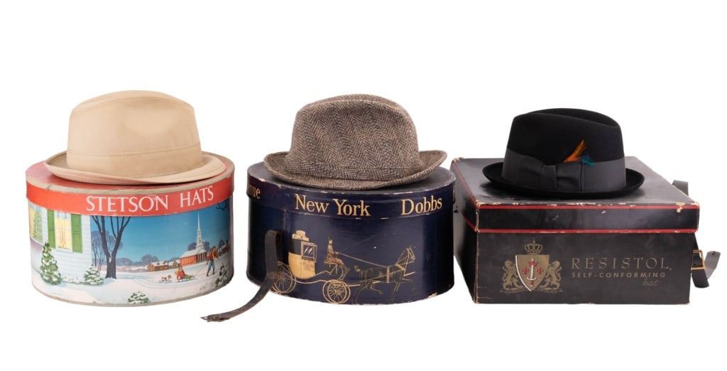 Resistol Hat In Box And More Hats & Boxes Auction
