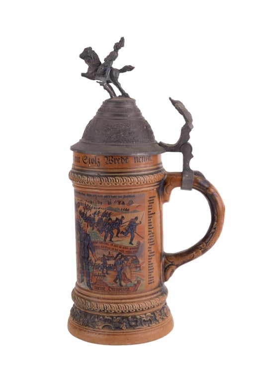 German Regimental Gerz German Beer Stein (1 of 5)