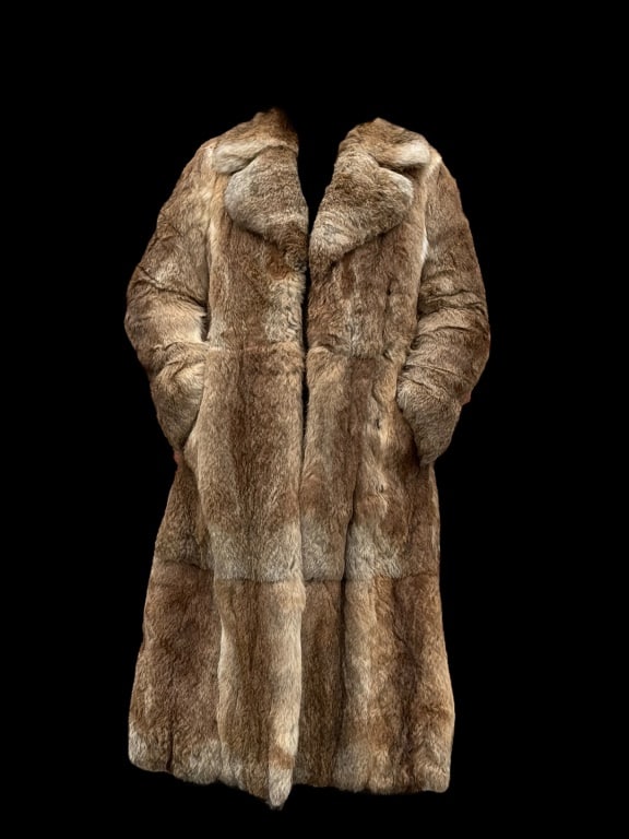 Jacks Vintage Long Rabbit Fur Coat (1 of 7)