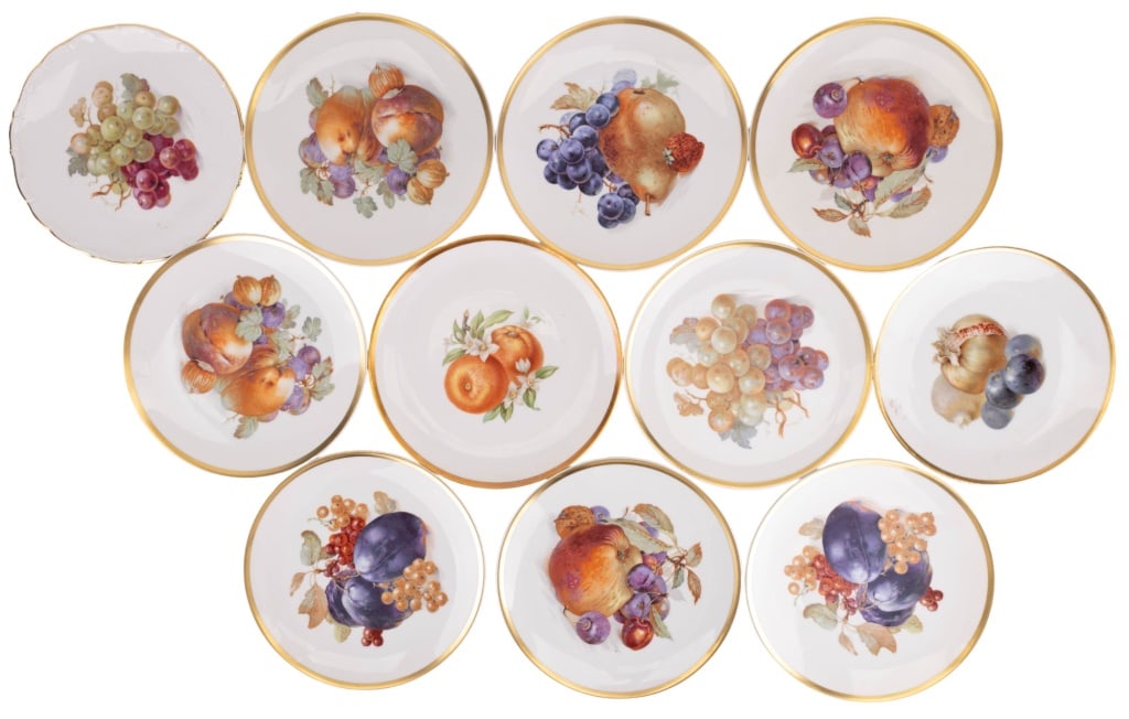 German Fruit Plates (1 of 8)