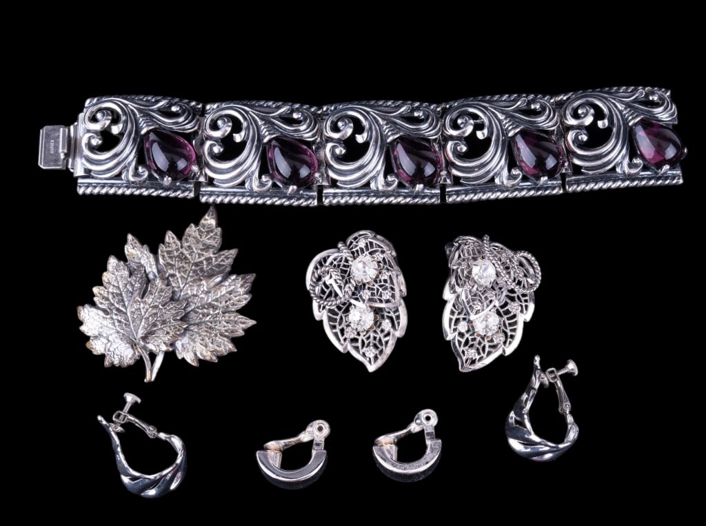 Napier Vintage Silver Tone Jewelry (1 of 11)