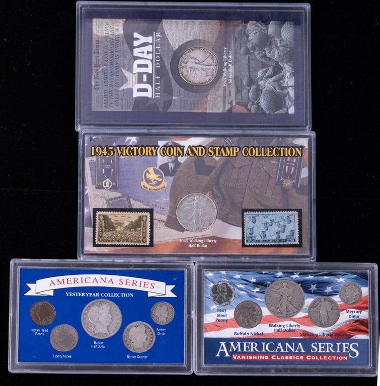 Americana, Victory, D-Day Coin Sets (1 of 20)