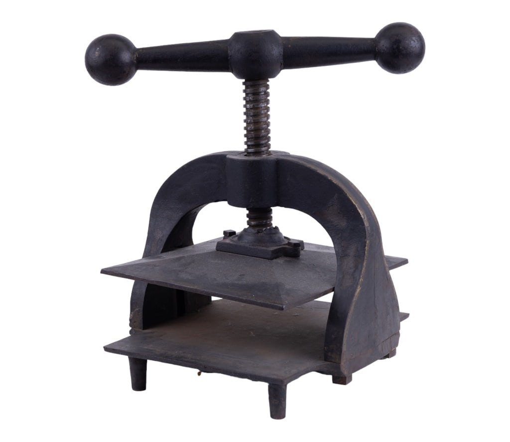 Mid 19th C Book Binding Hand Press (1 of 8)