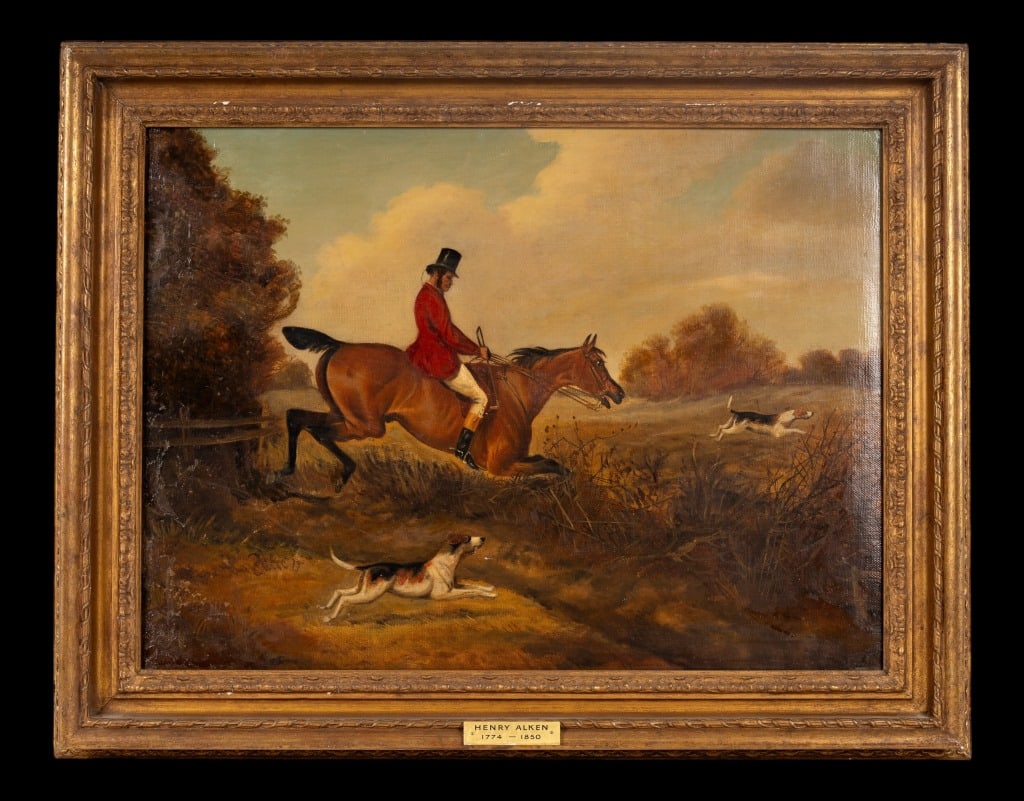 Henry Alken (1774-1850) Oil on Canvas, Foxhunter (1 of 7)