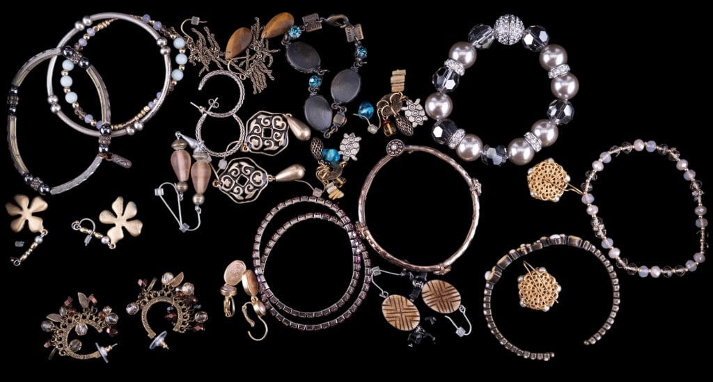 Bracelets & Earrings Costume Jewelry Lot (1 of 3)
